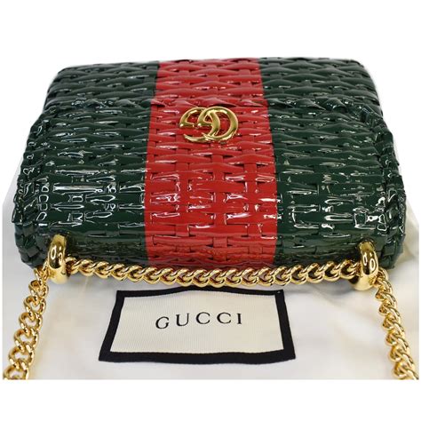 gucci wicker bag review|authentic Gucci shoulder bag.